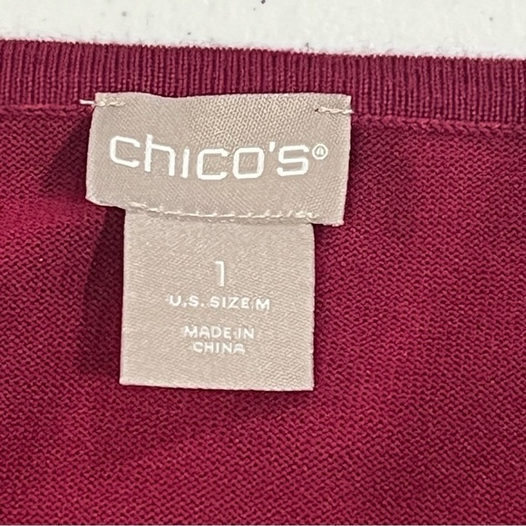 Chico's LONG SLEEVED CREW NECK SWEATER - Picture 12 of 15